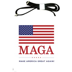 Maga Make America Great Again With Usa Flag Shoulder Sling Bag by snek