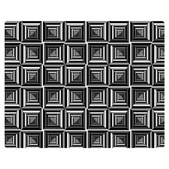 Pattern Op Art Black White Grey Double Sided Flano Blanket (medium)  by Pakrebo