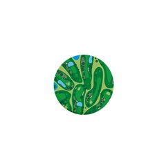 Golf Course Par Golf Course Green 1  Mini Buttons by Pakrebo