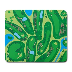 Golf Course Par Golf Course Green Large Mousepads by Pakrebo