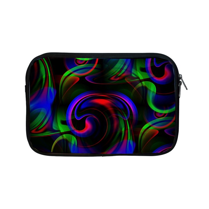 Swirl Background Design Colorful Apple iPad Mini Zipper Cases