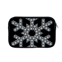 Snowflake Abstract Pattern Shape Apple Macbook Pro 13  Zipper Case by Pakrebo