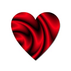 Background Red Color Swirl Heart Magnet by Pakrebo