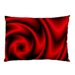 Background Red Color Swirl Pillow Case (two Sides) by Pakrebo