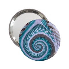 Spiral Fractal Swirl Whirlpool 2 25  Handbag Mirrors by Pakrebo