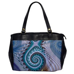 Spiral Fractal Swirl Whirlpool Oversize Office Handbag