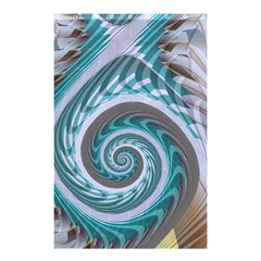 Spiral Fractal Swirl Whirlpool Shower Curtain 48  X 72  (small)  by Pakrebo