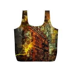 Flat Iron Building Architecture Full Print Recycle Bag (s) by Pakrebo