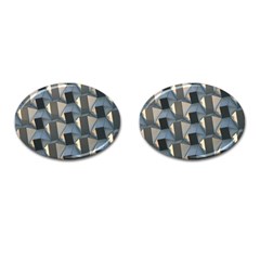 Pattern Texture Form Background Cufflinks (oval)