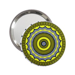 Mandala Pattern Round Ethnic 2.25  Handbag Mirrors