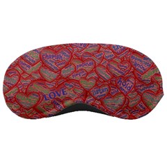 Love Hearts Valentines Connection Sleeping Masks