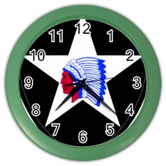 United States Army 2nd Infantry Division Shoulder Sleeve Insignia Color Wall Clock by abbeyz71