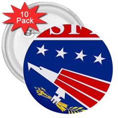 Logo Of United States Forces Korea 3  Buttons (10 Pack) 