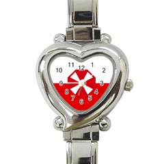 Flag Of The 8th United States Army Heart Italian Charm Watch by abbeyz71