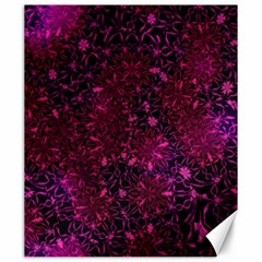 Retro Flower Pattern Design Batik Canvas 20  X 24  by Pakrebo