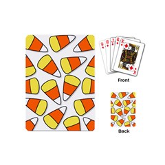 Candy Corn Halloween Candy Candies Playing Cards (mini) by Pakrebo