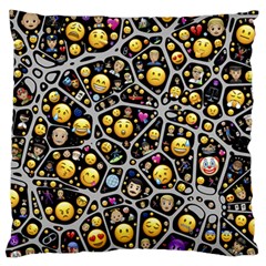 Mental Emojis Emoticons Icons Standard Flano Cushion Case (one Side) by Pakrebo