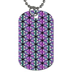 Geometric Patterns Triangle Dog Tag (two Sides) by Alisyart