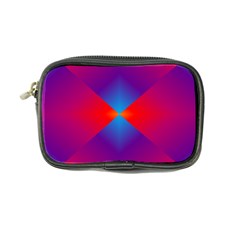 Geometric Blue Violet Red Gradient Coin Purse by Alisyart