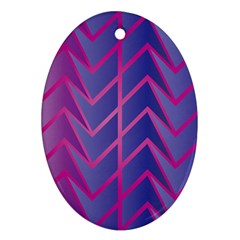 Geometric Background Abstract Oval Ornament (two Sides)