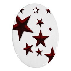 Free Stars Ornament (oval)