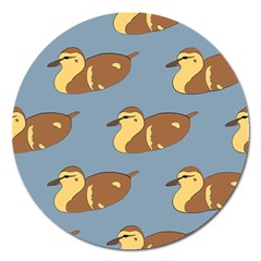 Farm Agriculture Pet Furry Bird Magnet 5  (round) by Alisyart