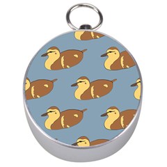 Farm Agriculture Pet Furry Bird Silver Compasses by Alisyart