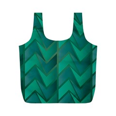 Geometric Background Full Print Recycle Bag (m) by Alisyart