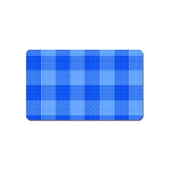 Fabric Grid Textile Deco Magnet (name Card)