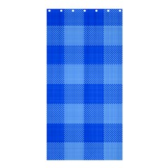 Fabric Grid Textile Deco Shower Curtain 36  X 72  (stall)  by Alisyart