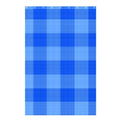 Fabric Grid Textile Deco Shower Curtain 48  X 72  (small) 