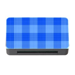 Fabric Grid Textile Deco Memory Card Reader With Cf