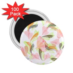 Flower Floral 2 25  Magnets (100 Pack) 