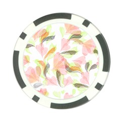 Flower Floral Poker Chip Card Guard