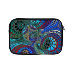 Fractal Abstract Line Wave Unique Apple Ipad Mini Zipper Cases