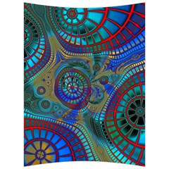 Fractal Abstract Line Wave Unique Back Support Cushion by Alisyart