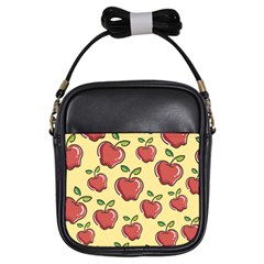 Healthy Apple Fruit Girls Sling Bag