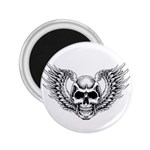 Human Skull Symbolism 2.25  Magnets Front