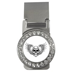 Human Skull Symbolism Money Clips (cz) 