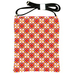 Hexagon Polygon Colorful Prismatic Shoulder Sling Bag by Alisyart