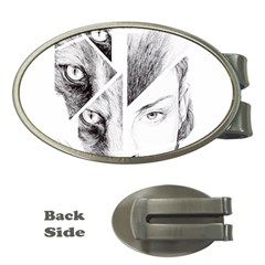 Wolf Girl Money Clips (oval) 