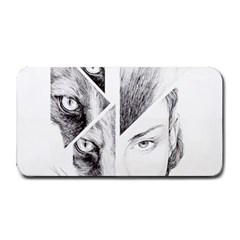 Wolf Girl Medium Bar Mats by Alisyart