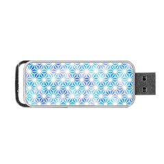 Hemp Pattern Blue Portable Usb Flash (one Side)