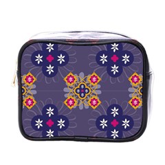 Morocco Tile Traditional Marrakech Mini Toiletries Bag (one Side)