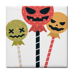 Lollipop Candy Tile Coasters