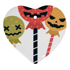 Lollipop Candy Heart Ornament (two Sides)