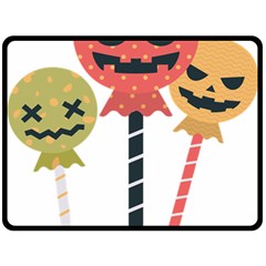 Lollipop Candy Fleece Blanket (Large) 