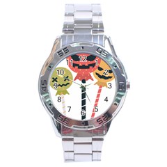 Lollipop Candy Stainless Steel Analogue Watch