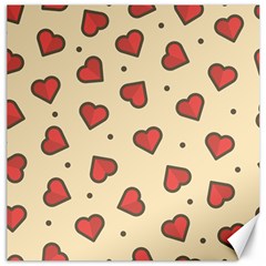 Love Heart Seamless Valentine Canvas 20  X 20 