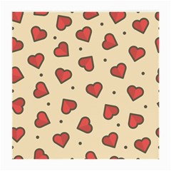 Love Heart Seamless Valentine Medium Glasses Cloth (2-side)